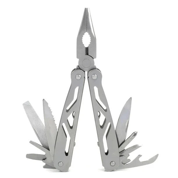 Camping Stainless Steel 12-In-1 Multi Tool with Sheath Included Ozark Trail