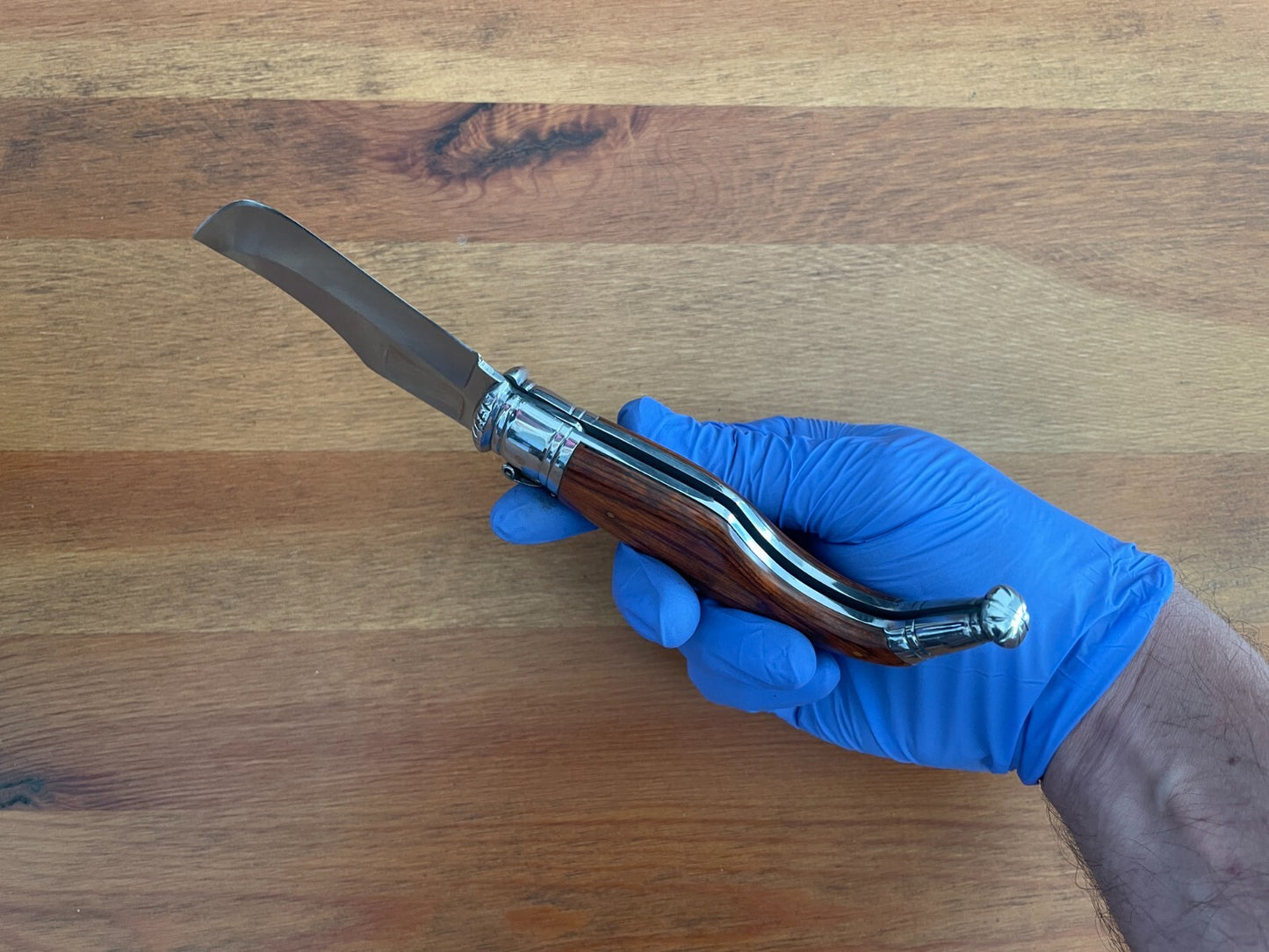 3.5” Spanish Navaja Capaora Pocket Knife Red Stamina Wood - USA seller