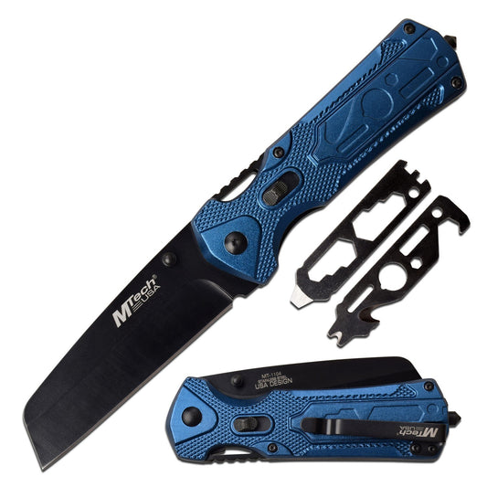 3.5 inch MTech USA Folding Pocket Knife Stainless Steel Pocket Clip