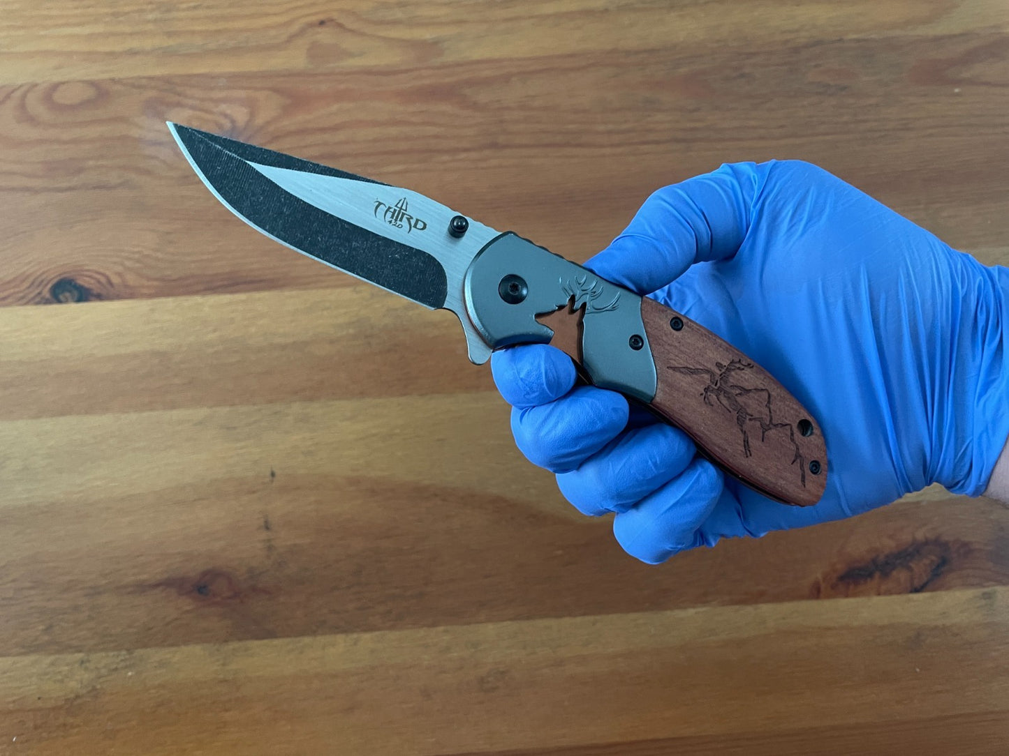 3.5" 420 Stain Steel Blade Pocket Knife Navaja Pocket Clip Assisted Opening