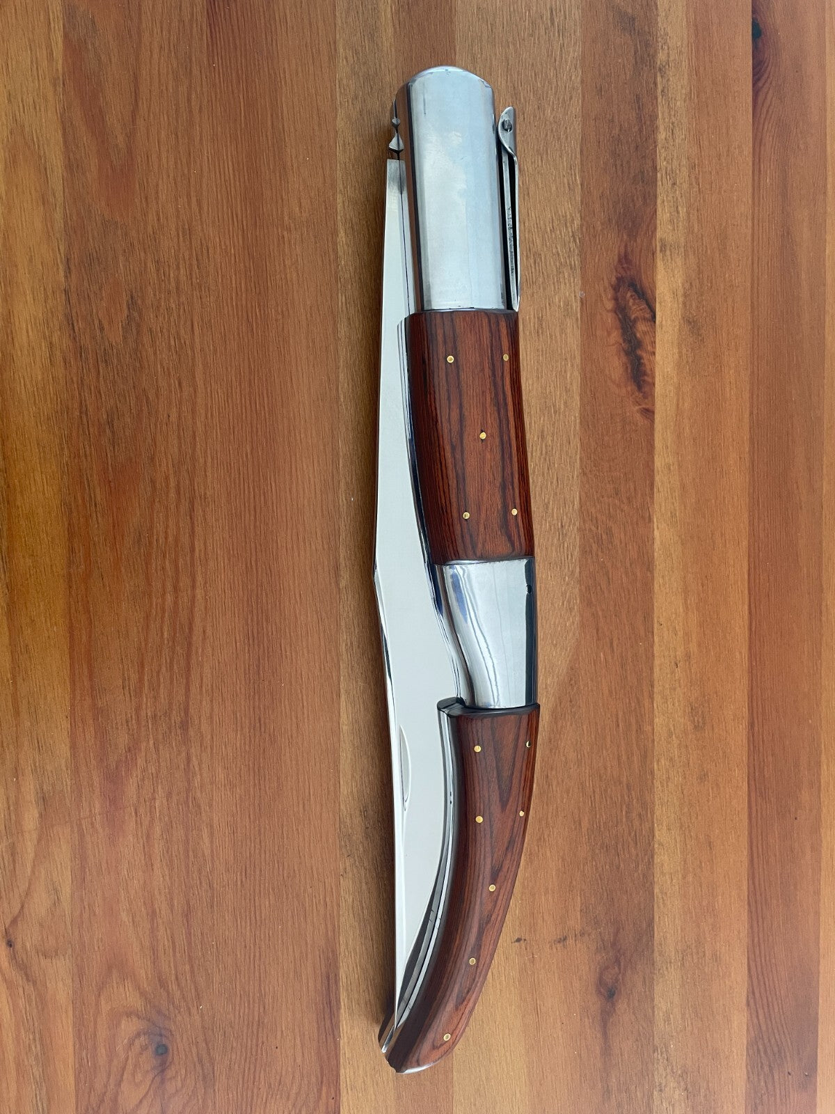 14" Gigantic Arabian Style Navaja Folding Knife Collectors Item Fully Functional