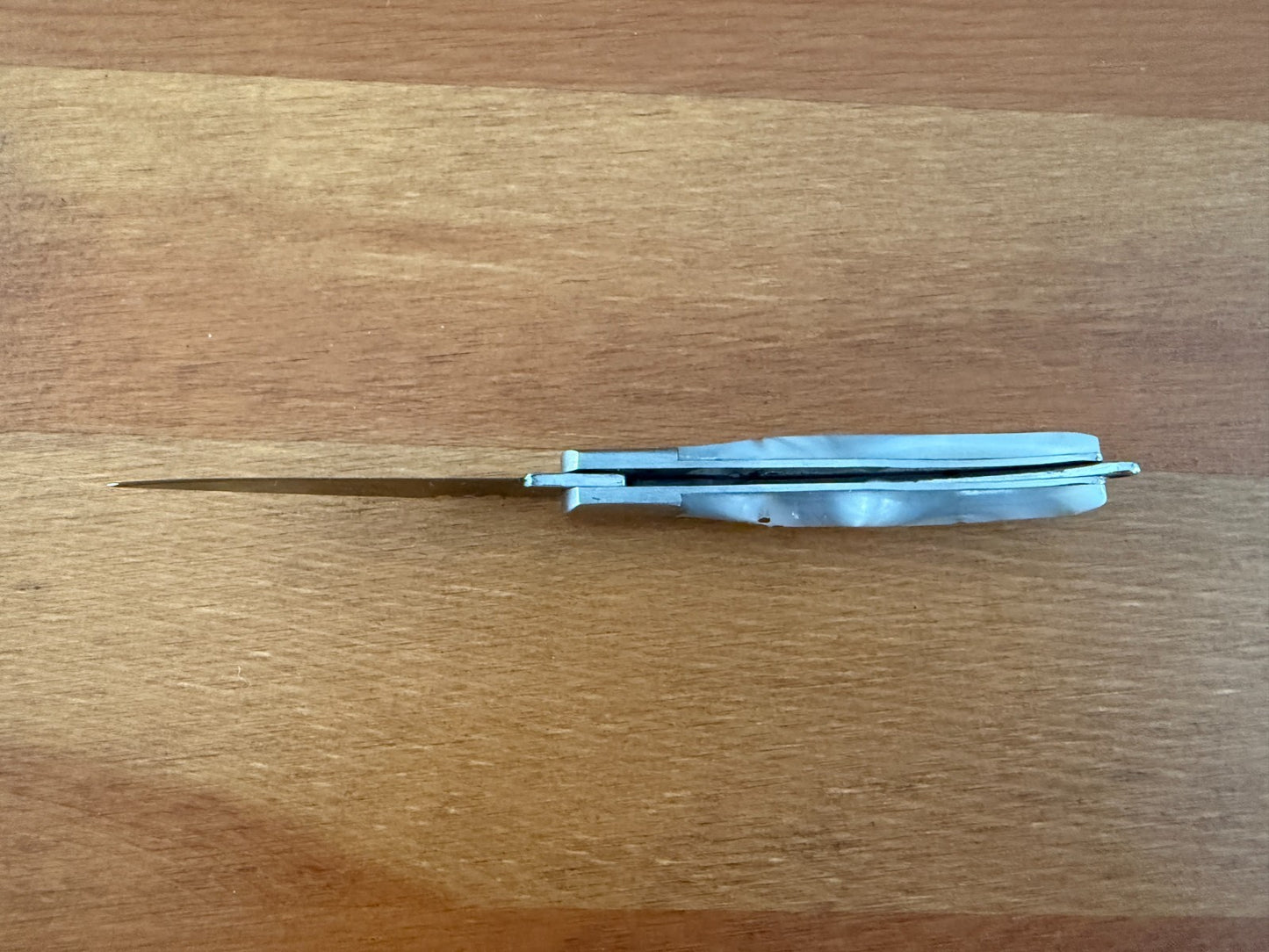 2.4” Stainless Steel Blade Navaja Laguiole Inox Nacre/Mother of Pearl Imitation