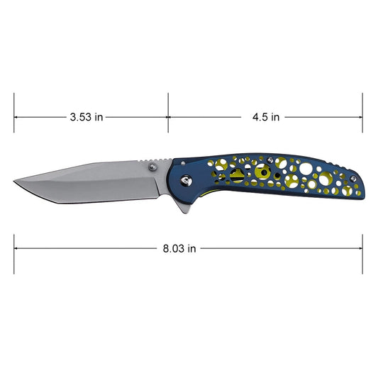 3.53 inch MTech USA Spring Assisted Folding Pocket Knife Frame Lock