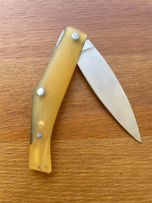 2.75" Pallés Inox Navaja Pocket Knife Stainless Steel Blade ABS Handle