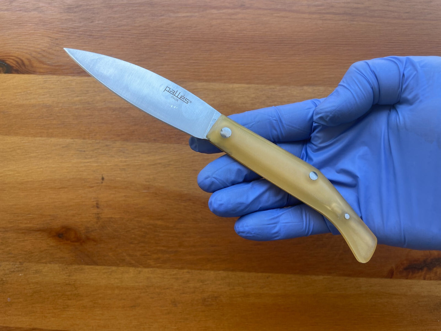 3.54" Pallés Inox Navaja Pocket Knife Stainless Steel Blade ABS Handle Slipjoint