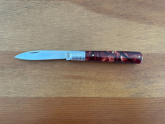 2.5" Made in Spain Navaja Albacete Classic Pocket Knife Brown Celluloid Handle