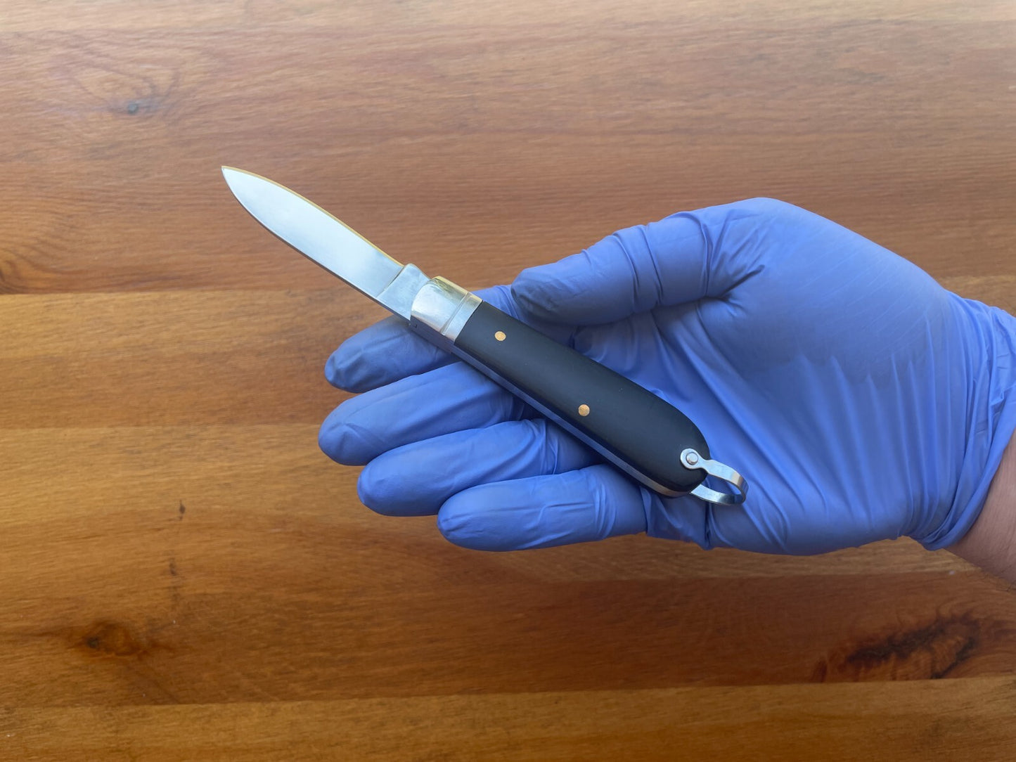 2.6" Pocket Knife Needle Point Black ABS Handle Sailor / Marinera Navaja Spain