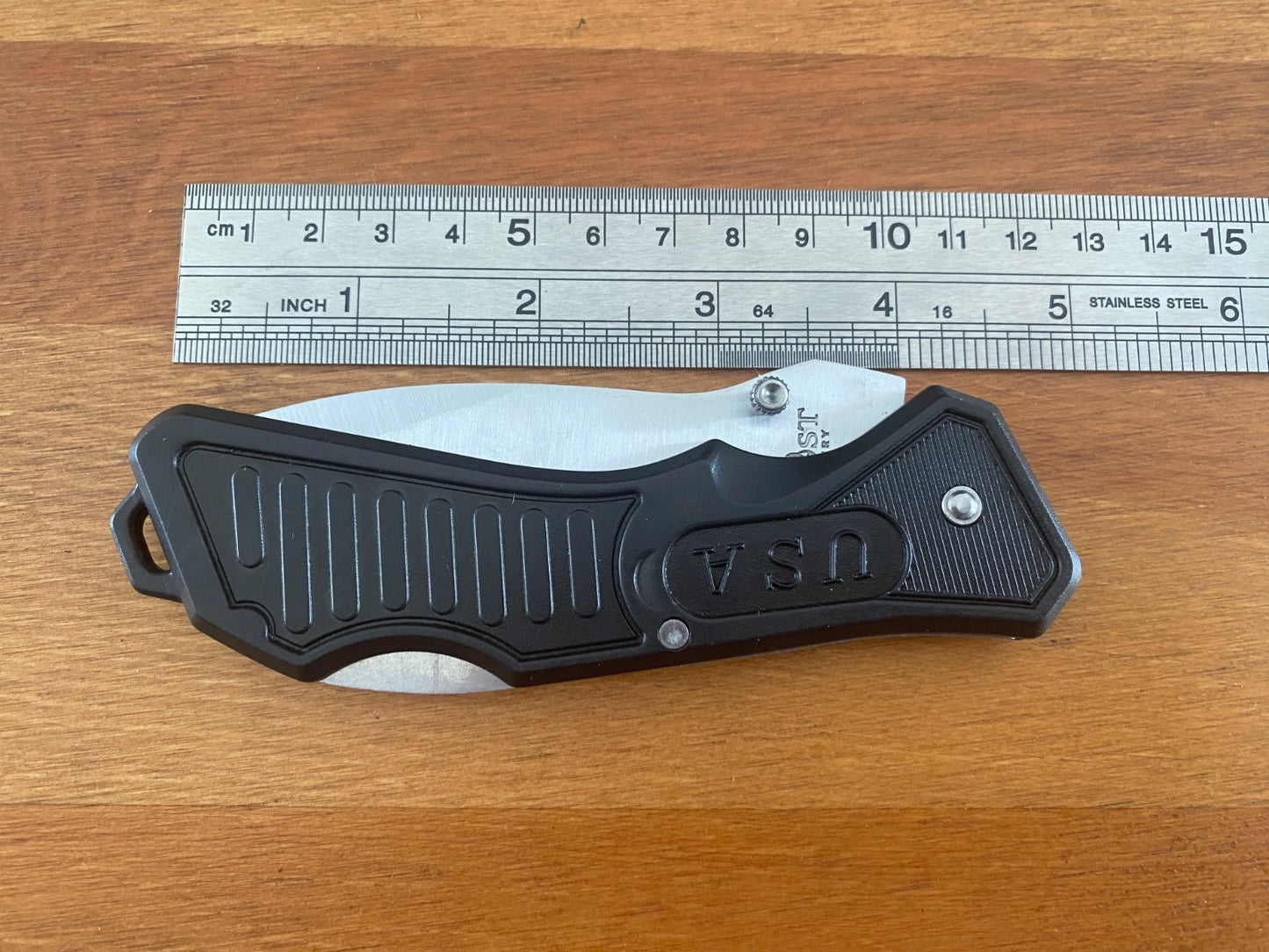 3.5" Blade Frost Cutlery Black Buckshot Tactical Folding Knife mfg 18-285B