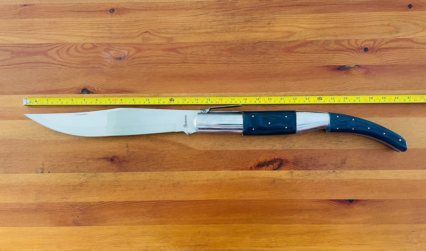14" Gigantic Arabian Style Navaja Folding Knife Collectors Item Fully Functional