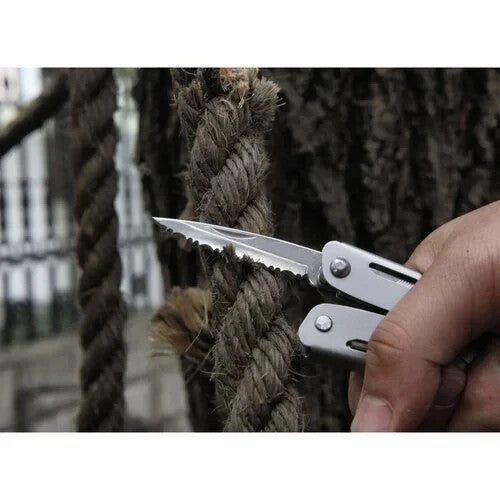 Camping Stainless Steel 12-In-1 Multi Tool with Sheath Included Ozark Trail