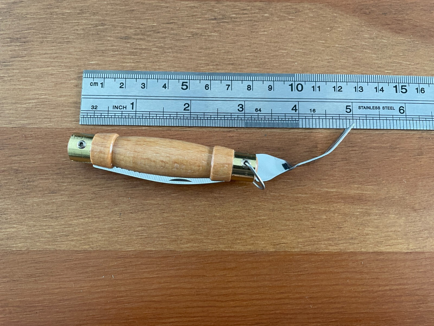 2.16" Portuguese Navaja MAM with Fork Inox-Palacoulo Wood Handle - USA Seller