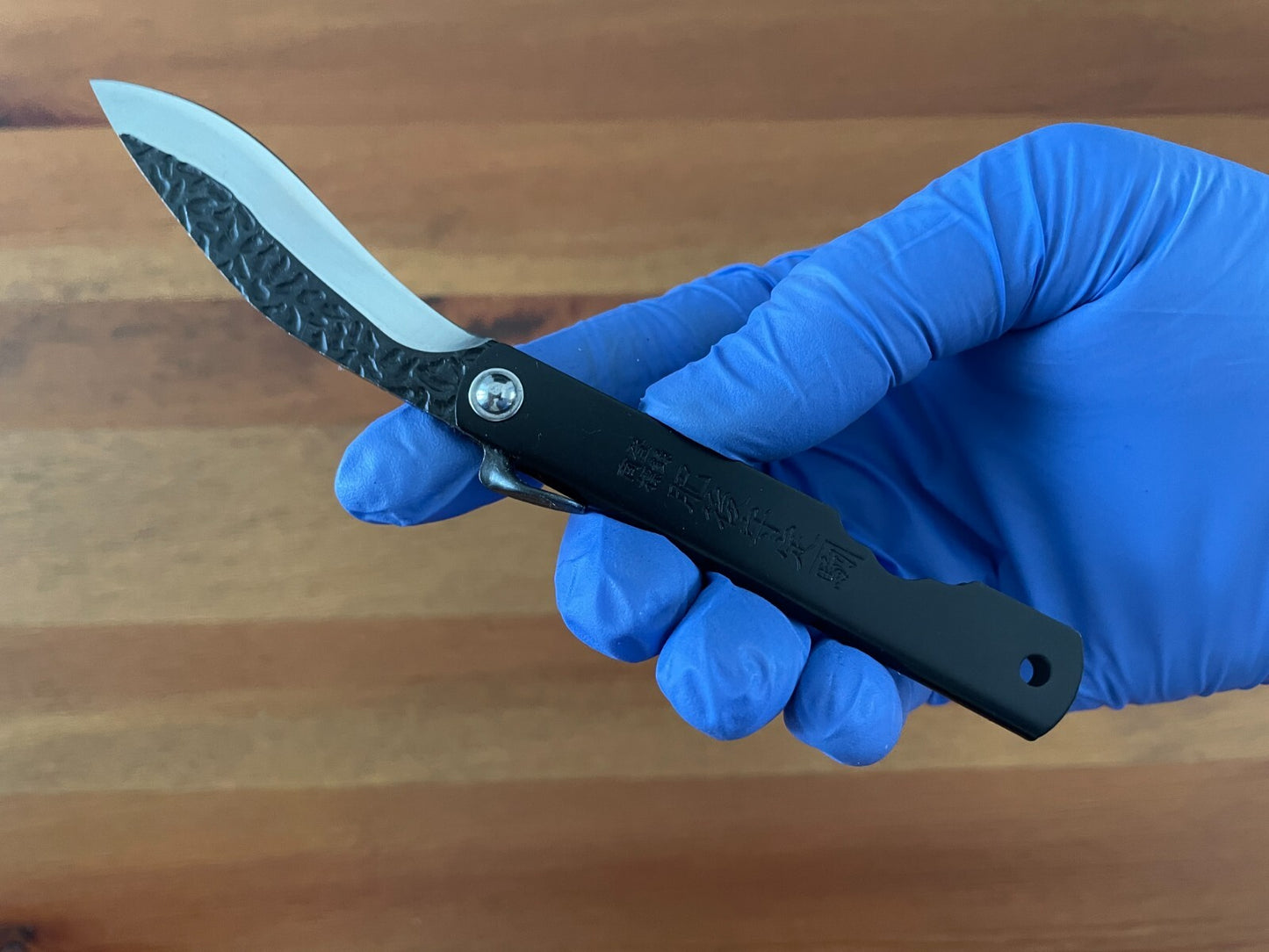 2.9" Navaja Higonokami Pocket Knife Falcata Blade Steel 420 with Sheath