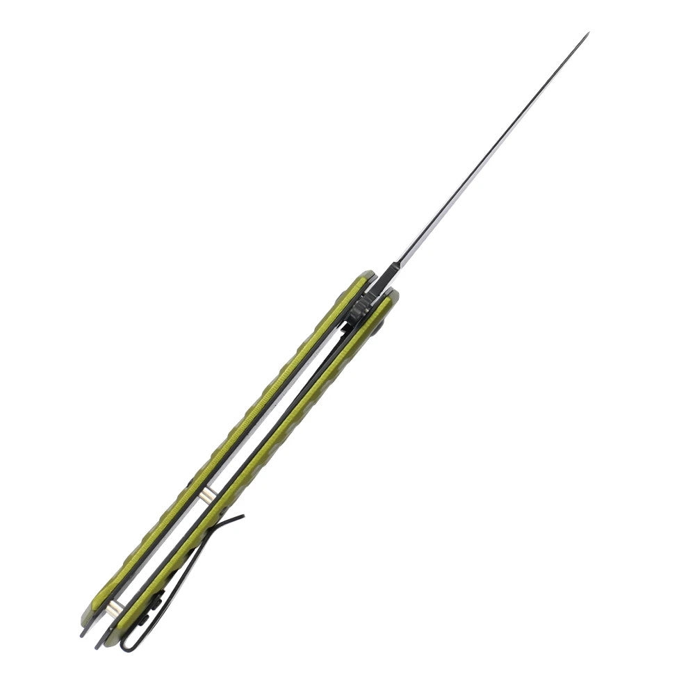 MTech 3.6" Black Oxidized Steel Blade Spring Assisted Knife Aluminum Handle