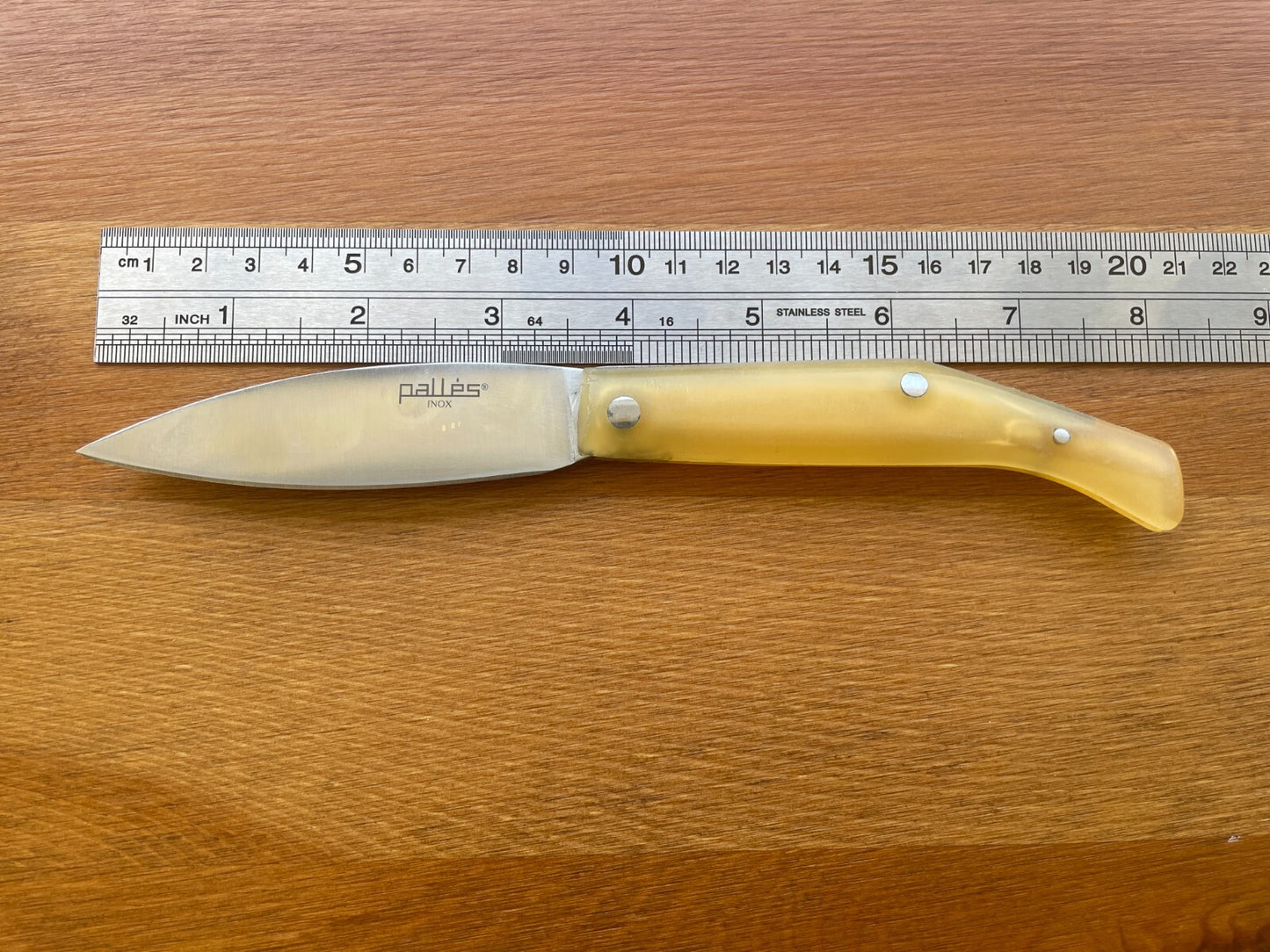 3.54" Pallés Inox Navaja Pocket Knife Stainless Steel Blade ABS Handle Slipjoint