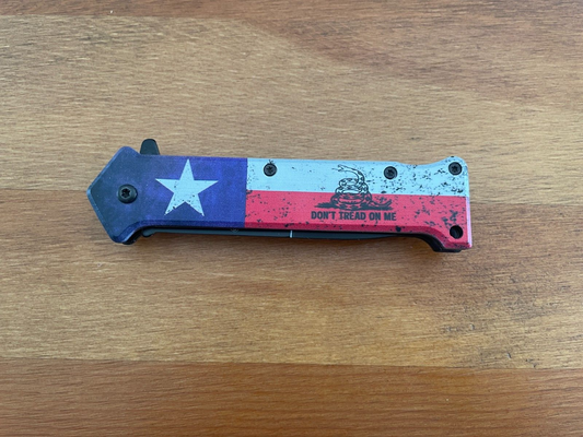 3.50-inch Fine Edge Stiletto Blade Spring Assisted Knife Master USA