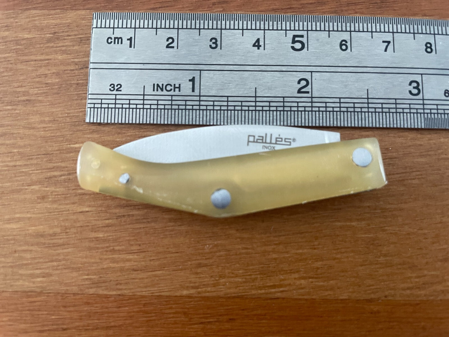 1.9" Pallés Inox Navaja Pocket Knife Stainless Steel Blade ABS Handle