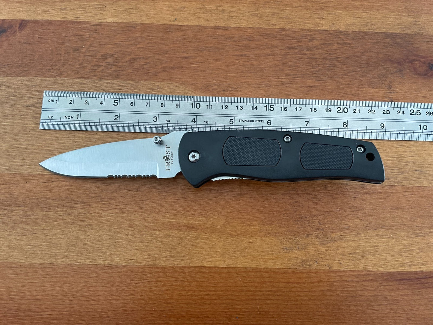 3.5" DELTA RANGER 15-208B FROST CUTLERY WITH BELT CLIP
