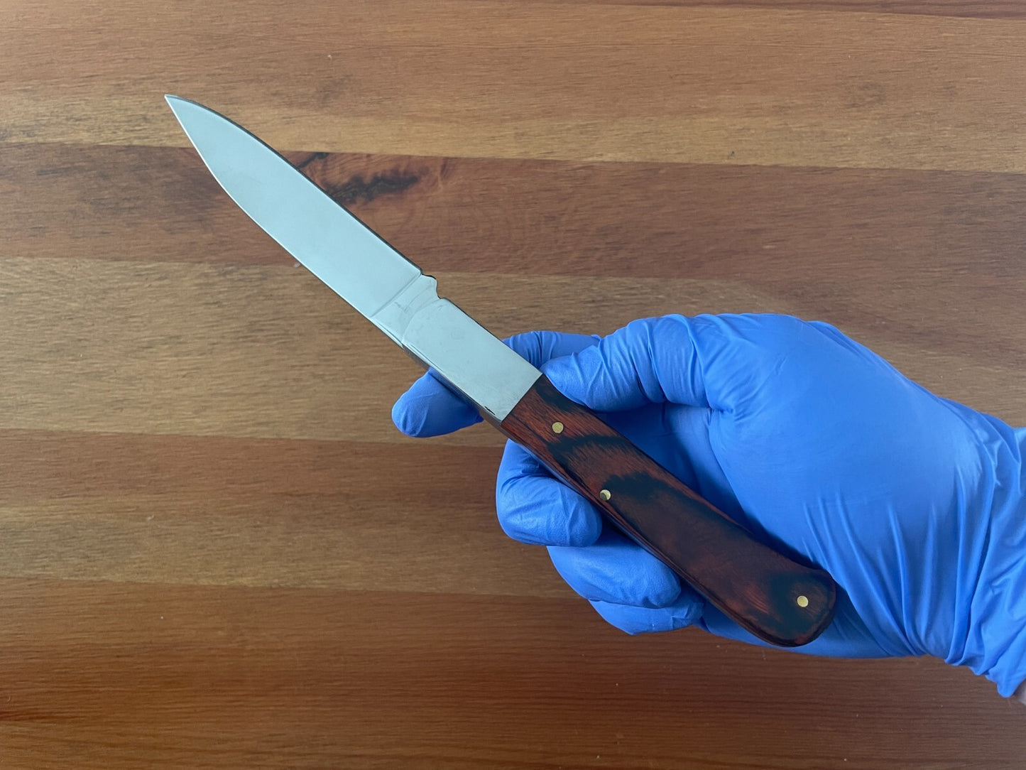 4.2" Cabritera Pocket Knife Spanish Navaja Red Stamina Wood Handle 108 Girodias
