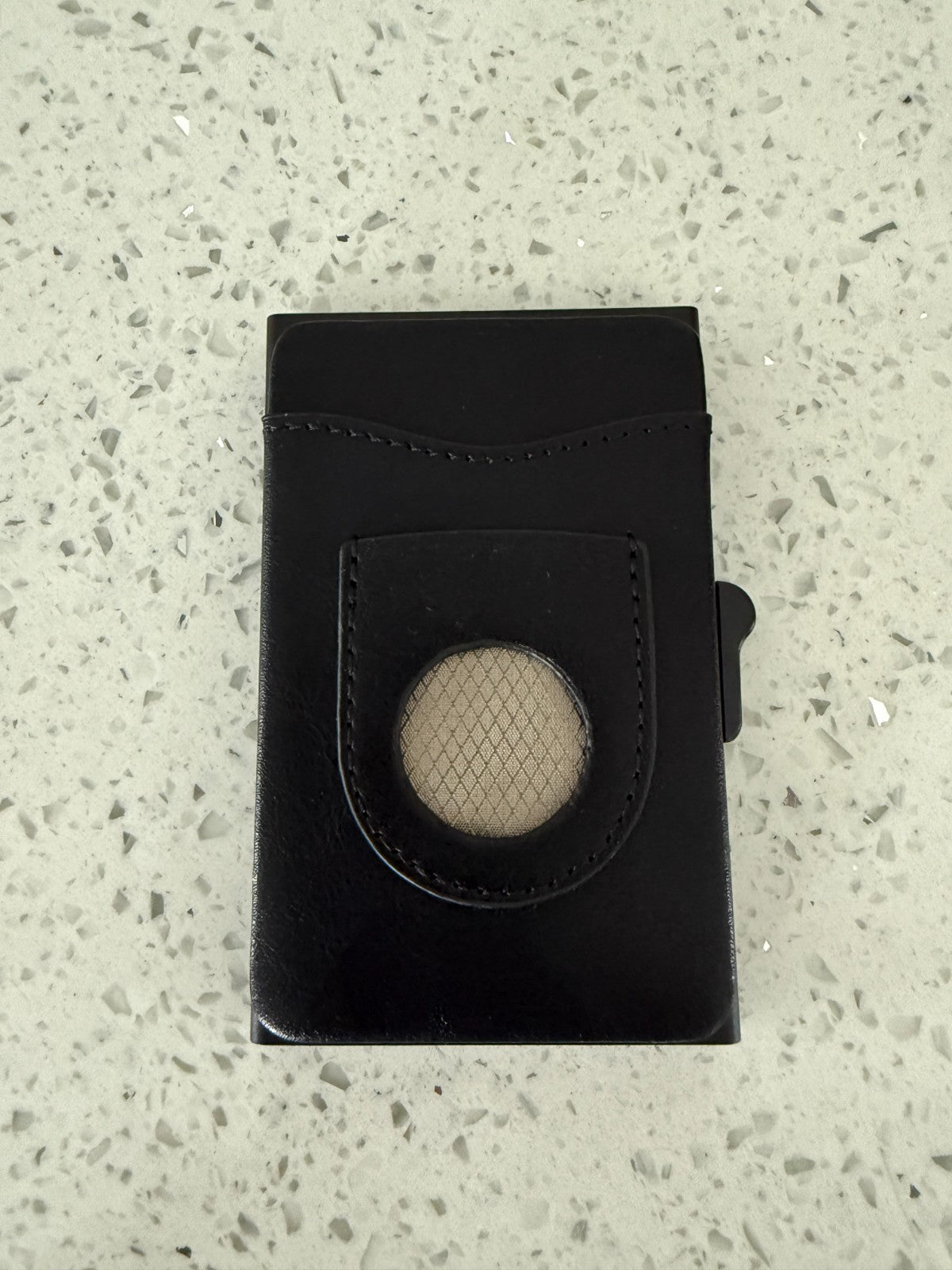 Spiderman Design Pop Up Airtag Wallet Leather Credit Card Holder Aluminum
