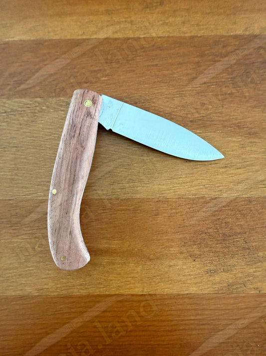 3.14” Joker Antaño Camping Folding Knife (Bubinga Wood Handle) Handmade in Spain