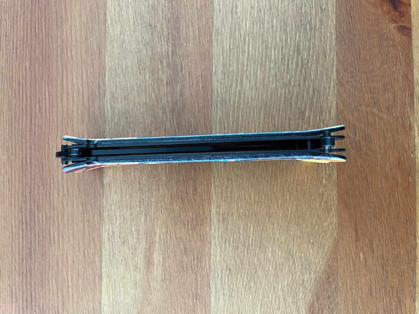 3.6" 420 Steel Black Finish Folding Pocket Knife Dragon Handle 3D Printed