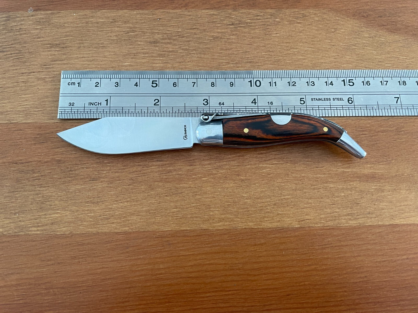 2.7" Spanish Navaja Teja Pastora Pocket Knife Carbon Steel from Spain - Ships US
