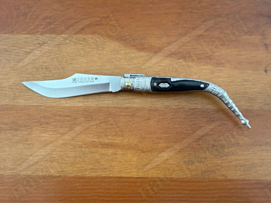 3.3” Albacete Navaja Joker Sevillana Knife Zamak Handle Handmade Slipjoint Spain