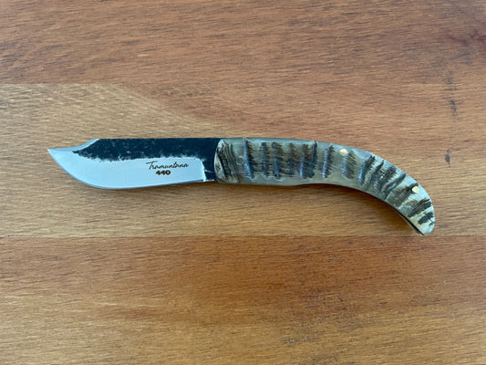 2.5" Tramuntana Navaja Folding Pocket Knife 440 Steel Ram's Horn Handle Spain