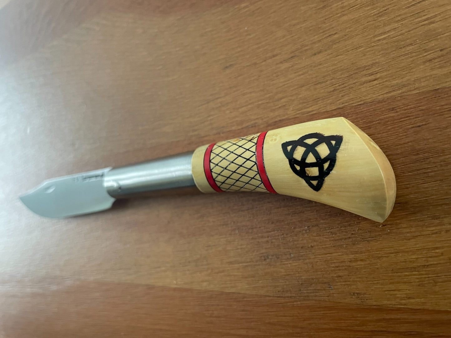 3.14” FV Taramundi Navaja Pocket Knife Made in Asturias Decorated Wood Handle