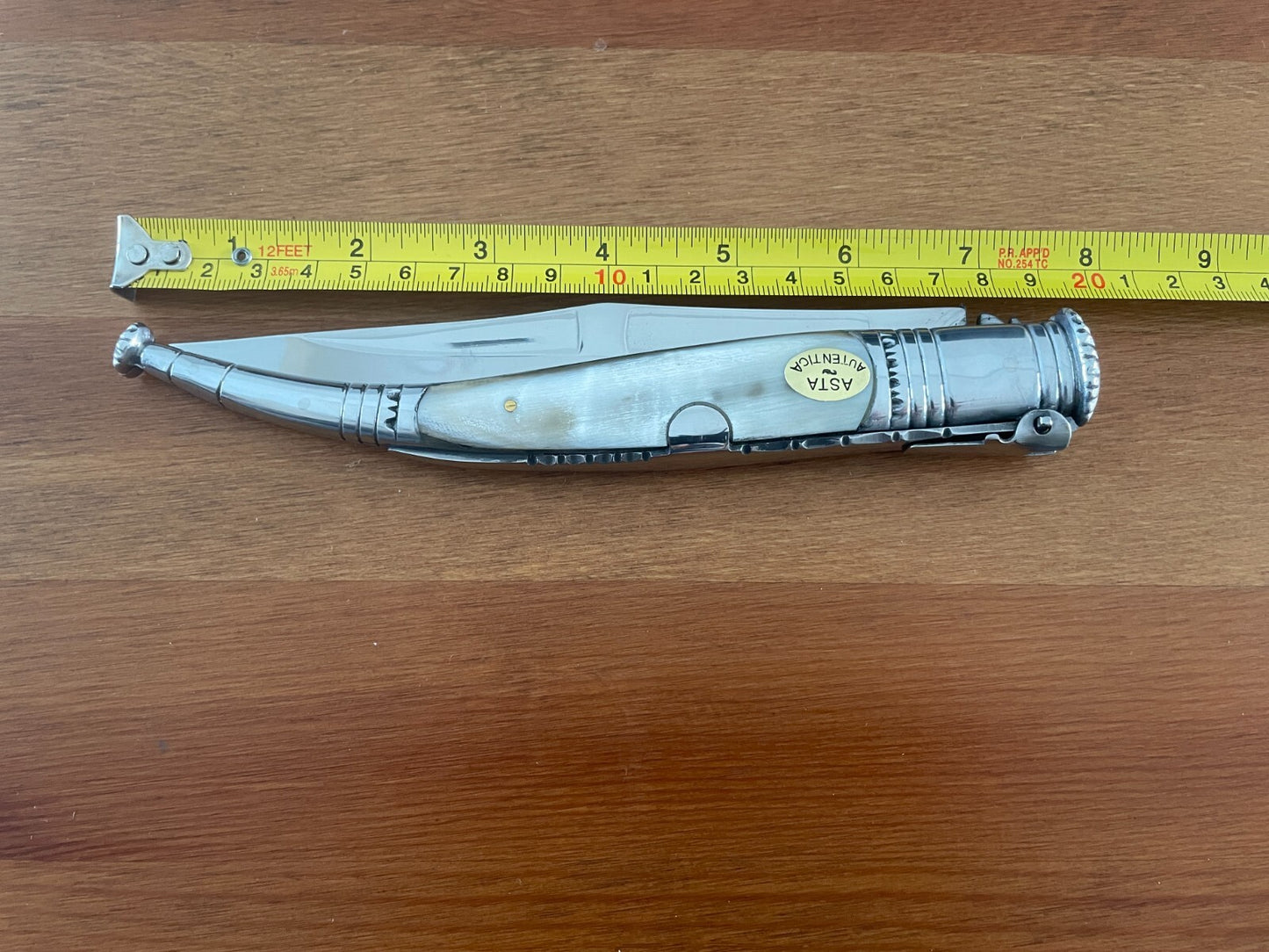 6” Spanish Navaja Serrana Folding Pocket Knife Bullhorn Handle - US Seller