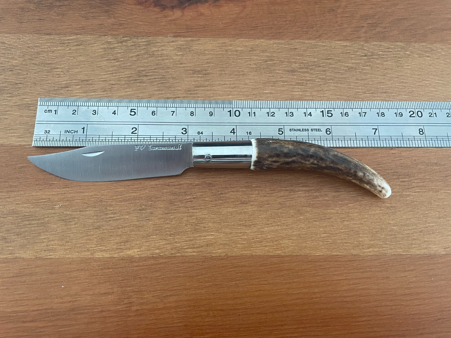 3.14" FV Taramundi Navaja Pocket Knife From Asturias - Spain Genuine Deer Antler