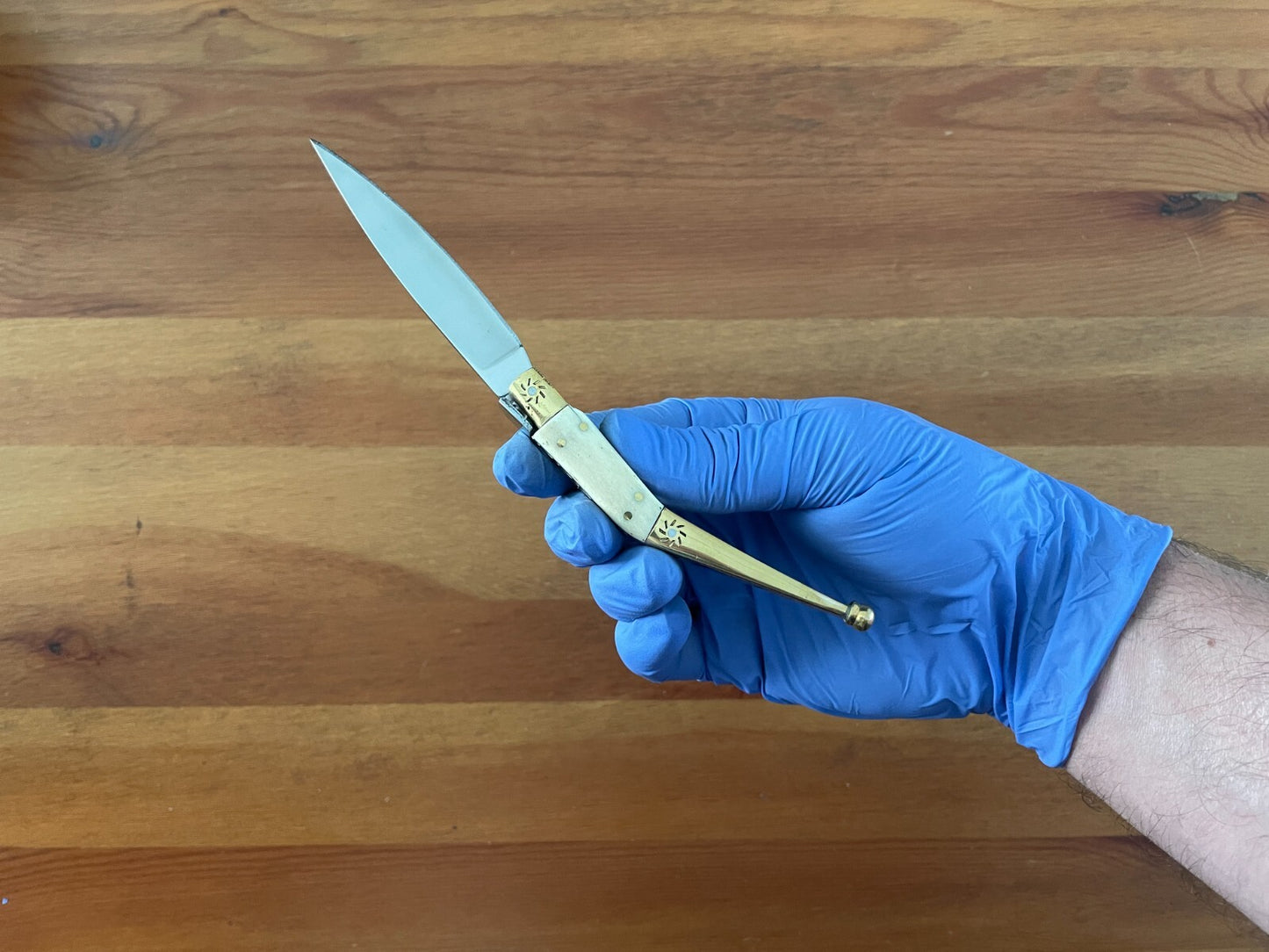 3.2" 420 Steel Navaja Tramuntana Empordanesa Brass Ferrules & Polished Bone