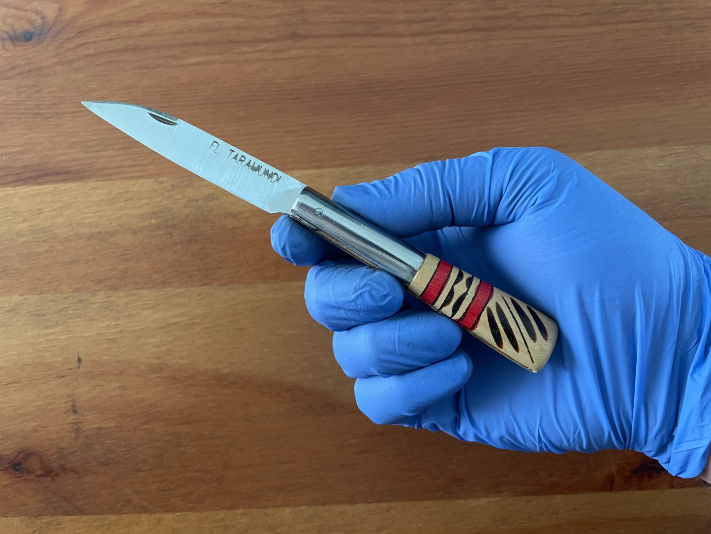 2.8" 420 Steel FL Taramundi Handmade Pocket Knife Spanish Navaja Boxwood Handle