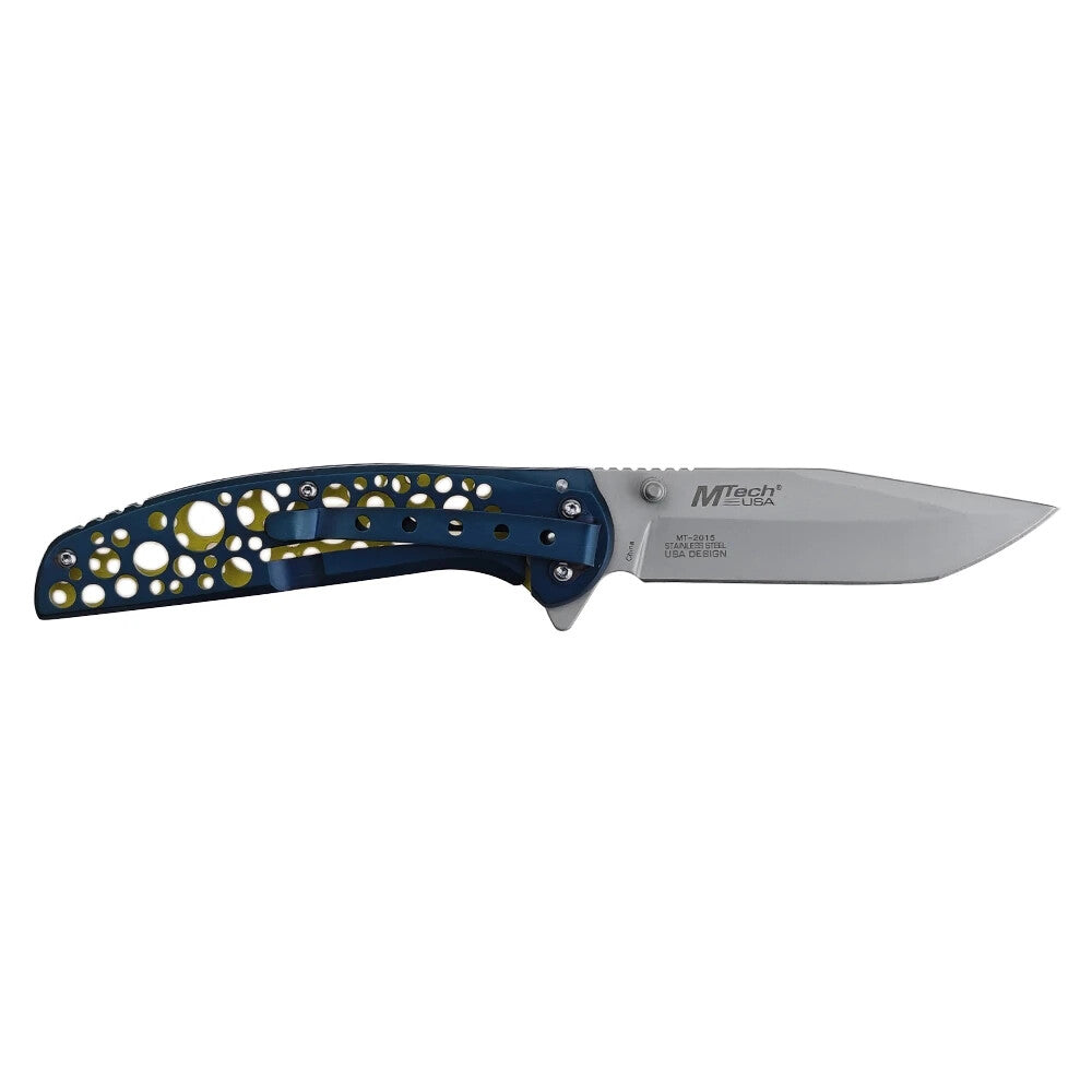 3.53 inch MTech USA Spring Assisted Folding Pocket Knife Frame Lock