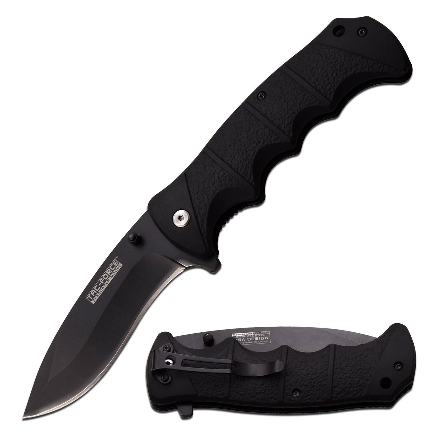 4" Tac-Force Designed in USA Spring Assisted Folding Pocket Knife High Quality