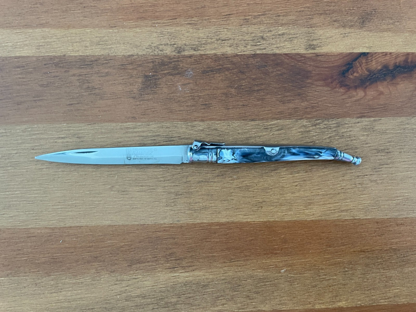 3.5" Albacete Estilete Spanish Navaja Pocket Knife with Billet Lock