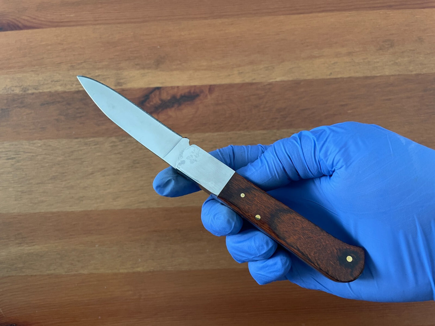3.26" Cabritera Pocket Knife Spanish Navaja Red Stamina Wood Handle 108 Girodias