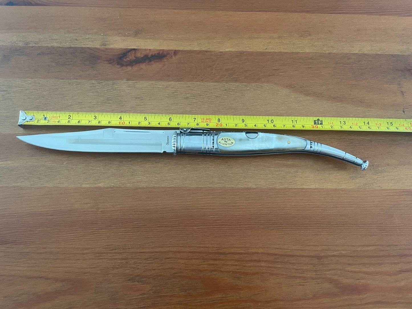 6” Spanish Navaja Serrana Folding Pocket Knife Bullhorn Handle - US Seller