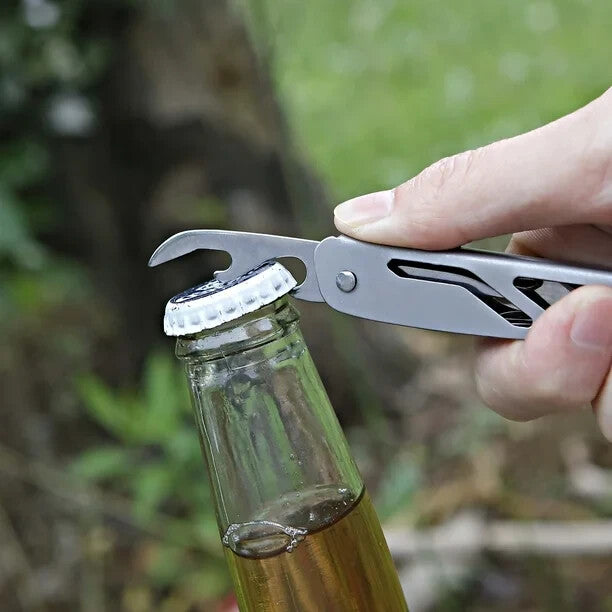 Camping Stainless Steel 12-In-1 Multi Tool with Sheath Included Ozark Trail
