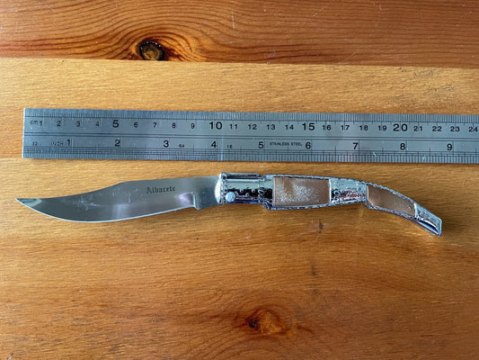 4” Arabian Style Folding Pocket Knife Navaja Handcrafted in Spain - USA Seller