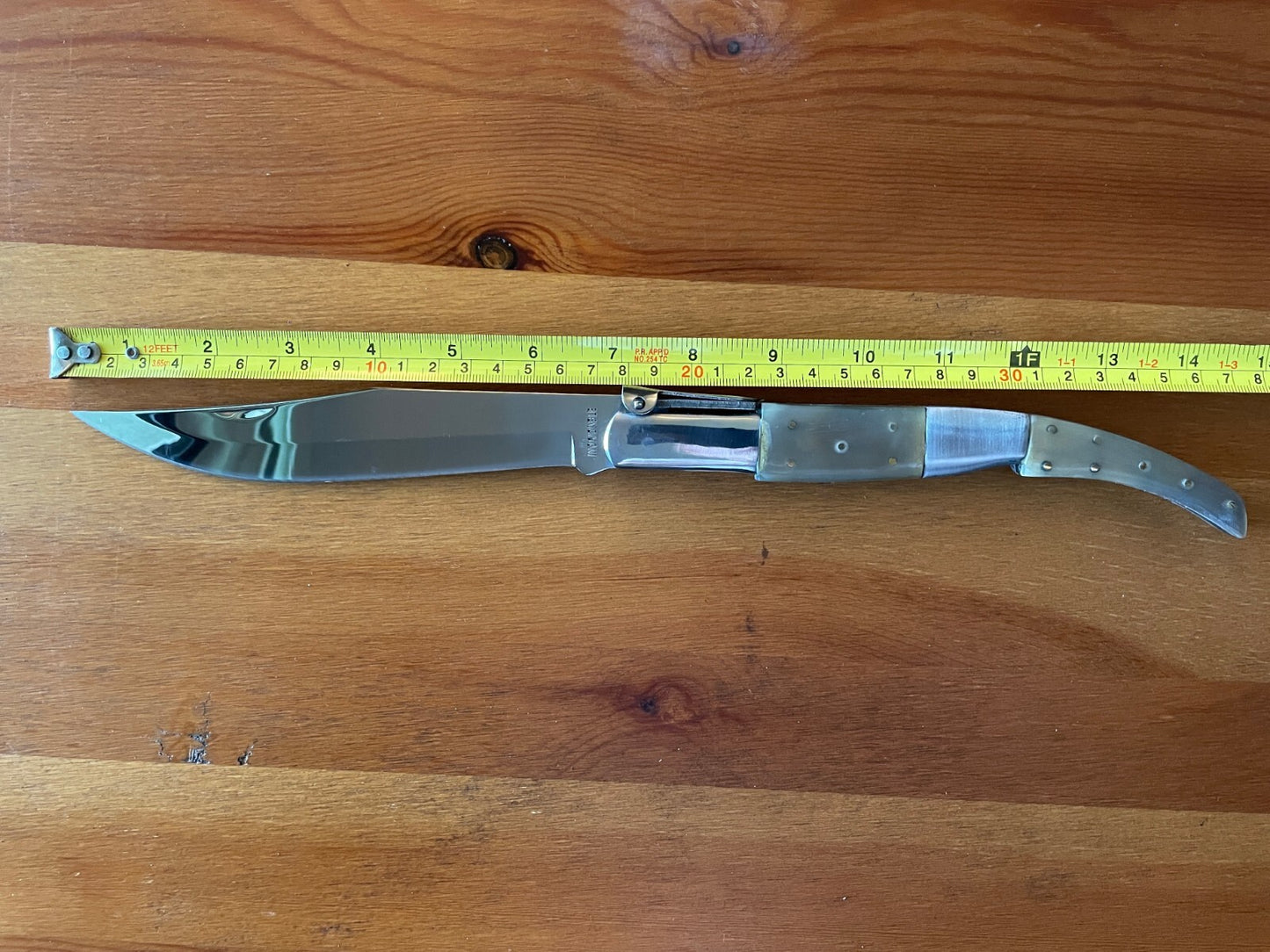 6.5" Arabian Style Navaja Folding Pocket Knife Bull Horn Scales Made in Spain