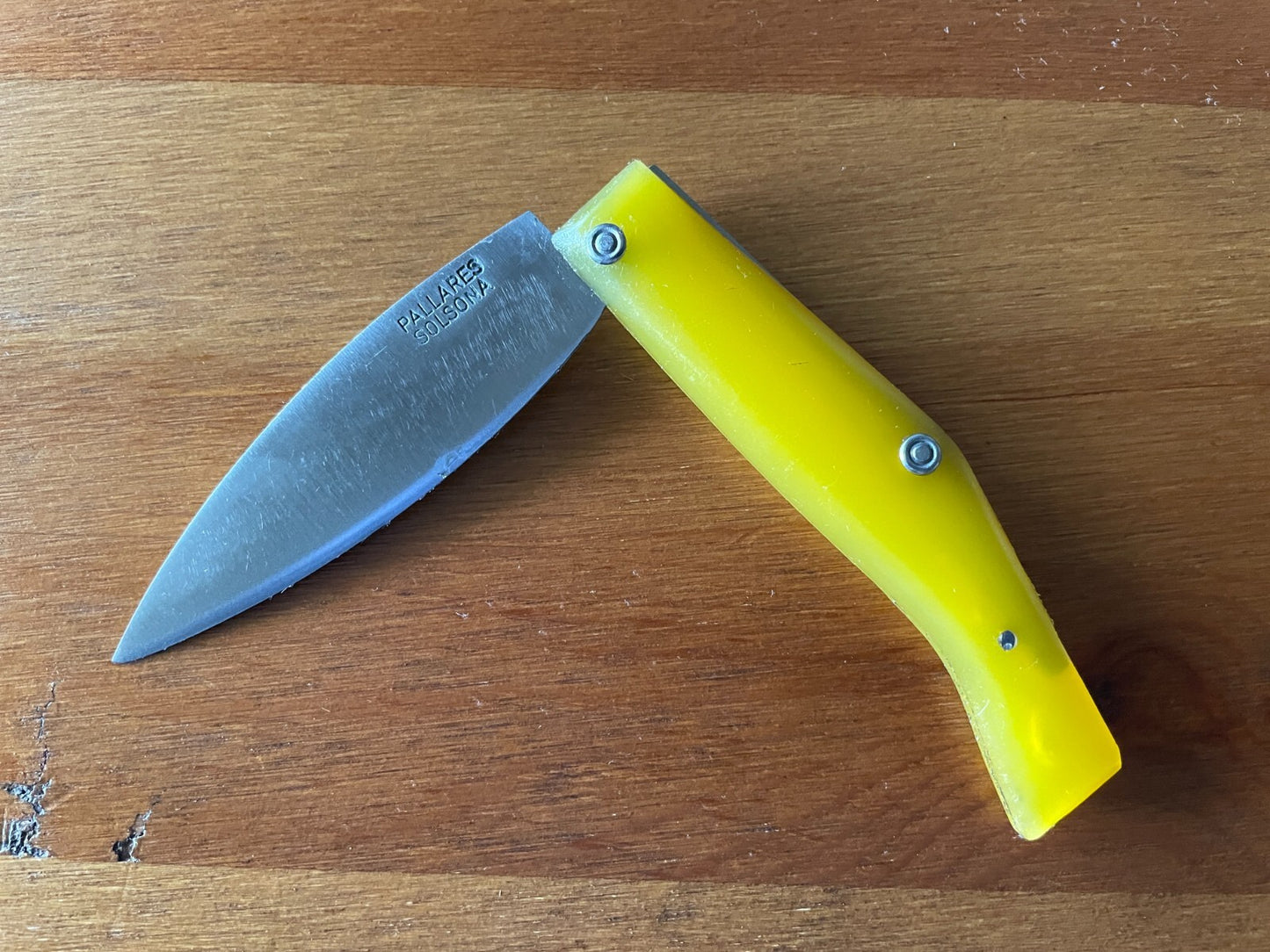 Pallares Solsona Pocket Knife Cabon Steel 3.1" / 8 cm Imported from Spain New