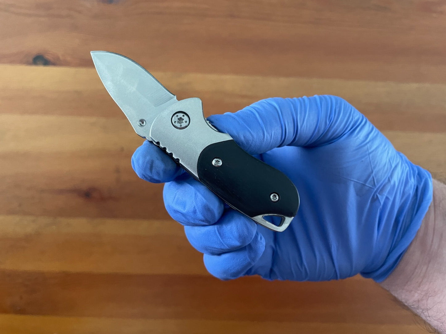 1.6" Cute Navaja Small Tactical Pocket Knife Stainless Black Wood Scales - Spain