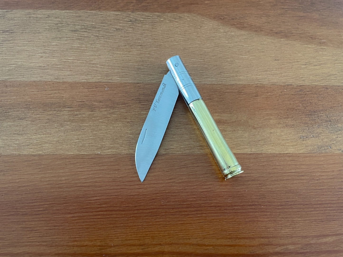 3.14" FV Taramundi Navaja Pocket Knife Asturias Spain 300 Win Mag Shell Handle