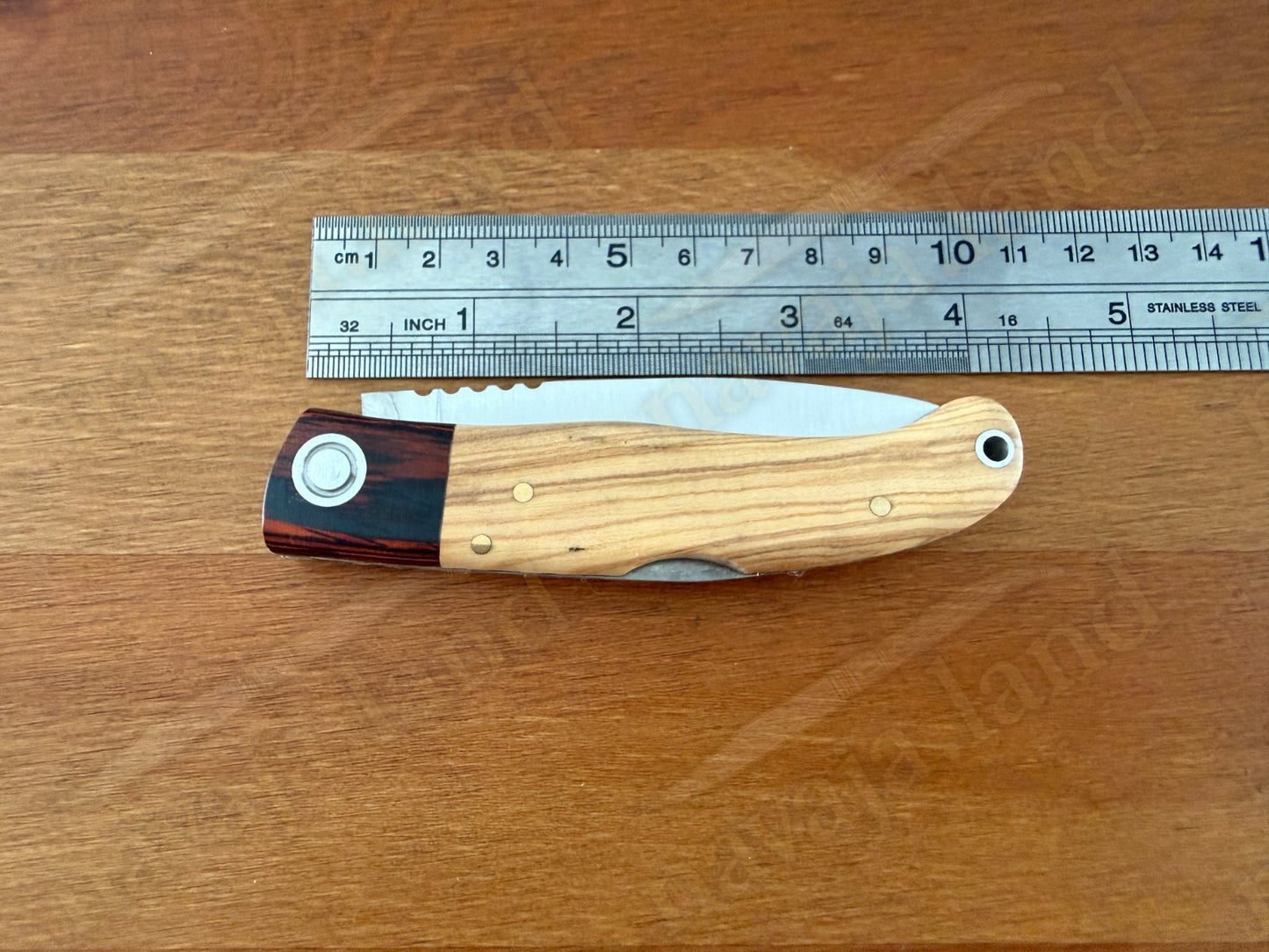 Joker Koala Pocket Knife 3.14” MOVA Blade Olive Wood & Rosewood Handle