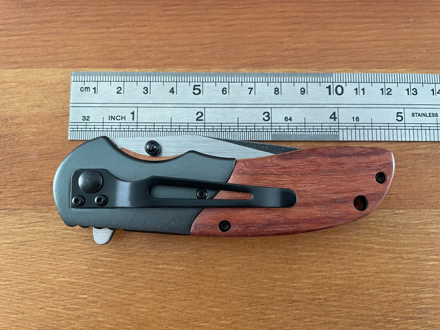 3.5" 420 Stain Steel Blade Pocket Knife Navaja Pocket Clip Assisted Opening