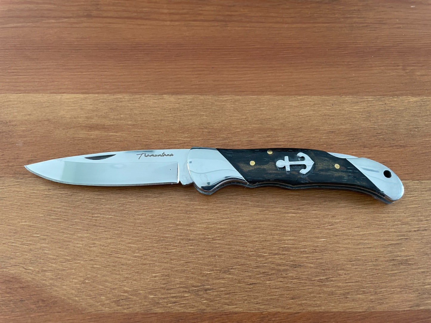 3.4" 420 Steel Tramuntana Folding Knife Marinera de Lux Model Steel and Ebony