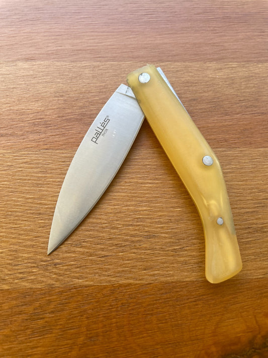 3.54" Pallés Inox Navaja Pocket Knife Stainless Steel Blade ABS Handle Slipjoint