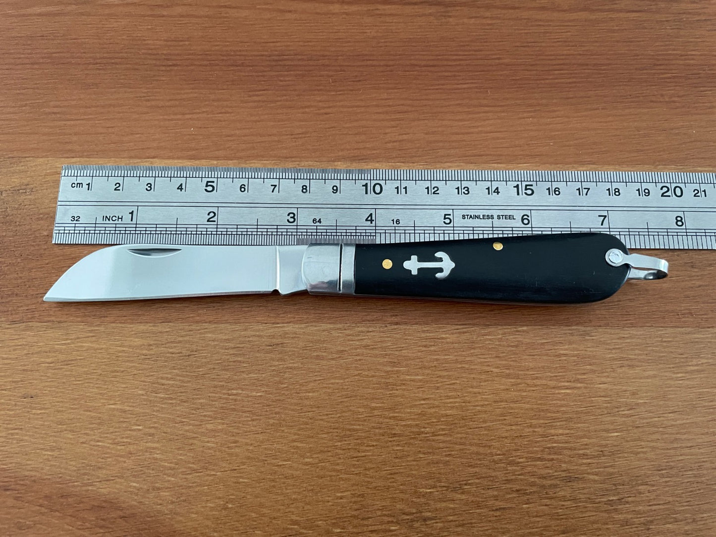 3.14" Sailor Marinera Folding Pocket Knife Parrot Tip Plastic Scales - Spain