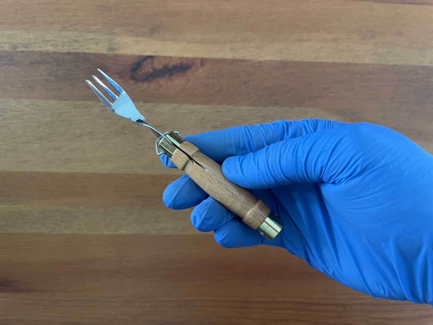2.16" Portuguese Navaja MAM with Fork Inox-Palacoulo Wood Handle - USA Seller